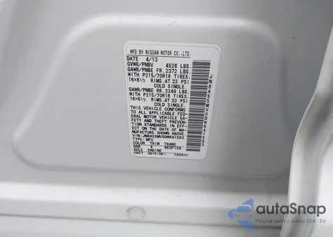 2013 Nissan Rogue S from USA, damaged, VIN JN8AS5MV0DW641593